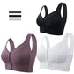 🌹Limited Sale Buy 1 Get 3 Packs🌹2024 New Front Closure Breathable Bra for Seniors