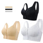 🌹Limited Sale Buy 1 Get 3 Packs🌹2024 New Front Closure Breathable Bra for Seniors