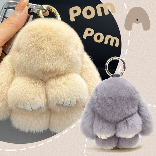 🐰Handmade Soft Bunny Pom Pom Charms (🎁Boxed Edition)