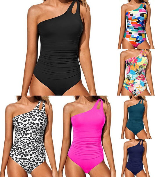 💖2025 Summer Sale 49% OFF🩱One Shoulder One Piece Swimsuit🏖️
