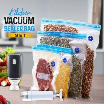 🔥Last Day Promotion 49% OFF🔥Kitchen Vacuum Sealer Bag Set