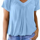 🏠Spring Hot Sale 49% OFF - Women's Casual Summer Short Sleeve V Neck Tops T-shirts