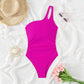 💖2025 Summer Sale 49% OFF🩱One Shoulder One Piece Swimsuit🏖️