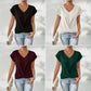 💥Last Day Sale Only ￡9.99!!!👚Casual Short Sleeve Elegant V-neck Twist Tee