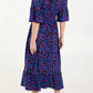 🔥🐆Last Day Promotion 49% OFF - 👗Leopard Shirred Waist Dress