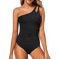 💖2025 Summer Sale 49% OFF🩱One Shoulder One Piece Swimsuit🏖️