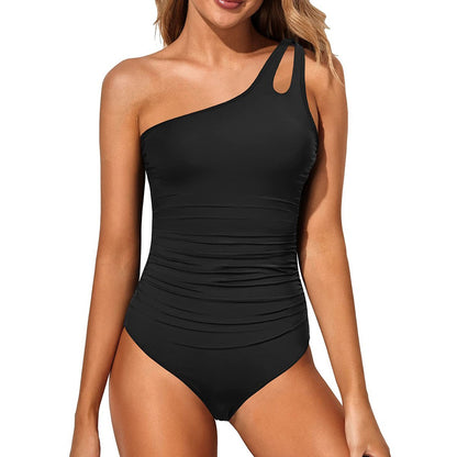 💖2025 Summer Sale 49% OFF🩱One Shoulder One Piece Swimsuit🏖️