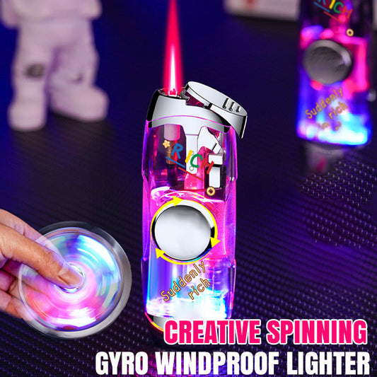 🔥Hot Sale❤️‍🔥 Creative Spinning Gyro Windproof Lighter（50% OFF）