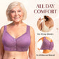 🌹Limited Sale Buy 1 Get 3 Packs🌹2024 New Front Closure Breathable Bra for Seniors