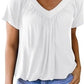 🏠Spring Hot Sale 49% OFF - Women's Casual Summer Short Sleeve V Neck Tops T-shirts