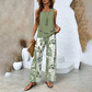🔥Mother's Day Hot Sale 50% OFF🌺Women’s Trendy Print 2 Piece Outfits Sleeveless Top & Pants