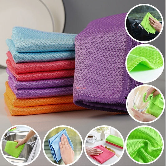 🔥BUY 2 GET 1 FREE🔥Streak-Free Miracle Cleaning Cloths - Reusable