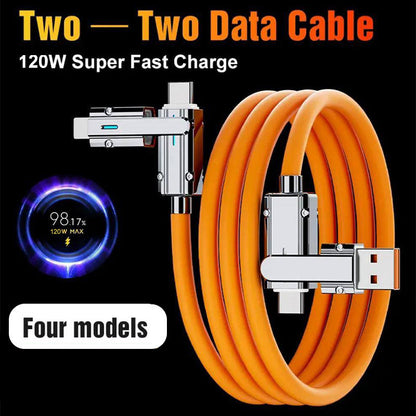 🎄Christmas Promotion 49% OFF🎁4-in-1 Multi-function Charging Cable - 120W Fast Charging