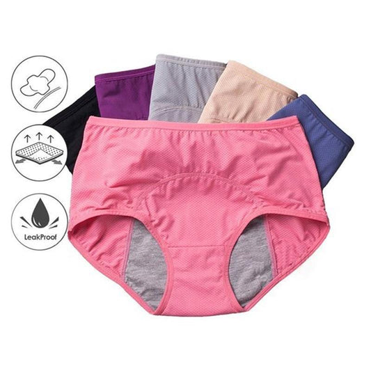 🔥Buy 3 Get 2 Free - each only ￡3.99💕2024 New Upgrade High Waist Leak Proof Panties