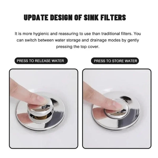 💕 Buy 2 Get 1 Free - Each Only ￡5.32🔥Stainless Steel Floor Drain Filter