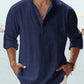 🔥 49% OFF🔥Men's linen casual long-sleeved shirt