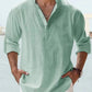 🔥 49% OFF🔥Men's linen casual long-sleeved shirt