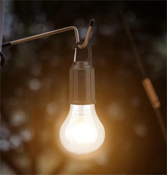 💕 Buy 2 Get 1 Free - Each Only ￡5.99🔥Outdoor Camping Hanging Type-C Charging Retro Light Bulb Lighting Decoration