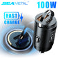 Multi Compatible 100W Fast Charging Car Charger