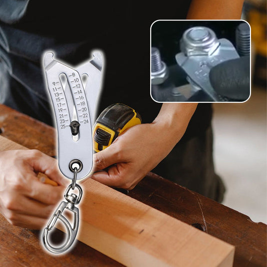 🔥This week special sales - 49% OFF🔥Portable Precise Thread Size Checker Keychain