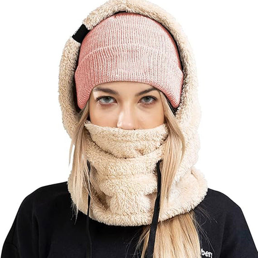 🎅Christmas Gift 49% Off🔥Unisex Warm Ski Hooded Scarf