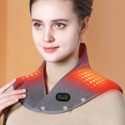 🔥This week's special price: ￡18.99!!🔥Electric Neck and Shoulder Heating Pad with Vibration