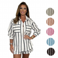 💖Limited Sale 50% OFF💖Women's Summer Casual Stripe 2-Piece Set