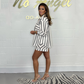 💖Limited Sale 50% OFF💖Women's Summer Casual Stripe 2-Piece Set