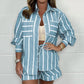 💖Limited Sale 50% OFF💖Women's Summer Casual Stripe 2-Piece Set